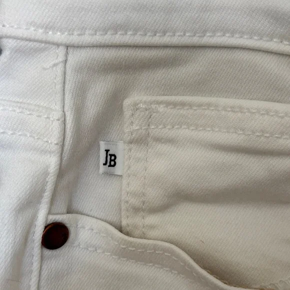 Judy Blue Women Stretch Capri Cropped Jean Pant 31 Cream (White) - Picture 4 of 7